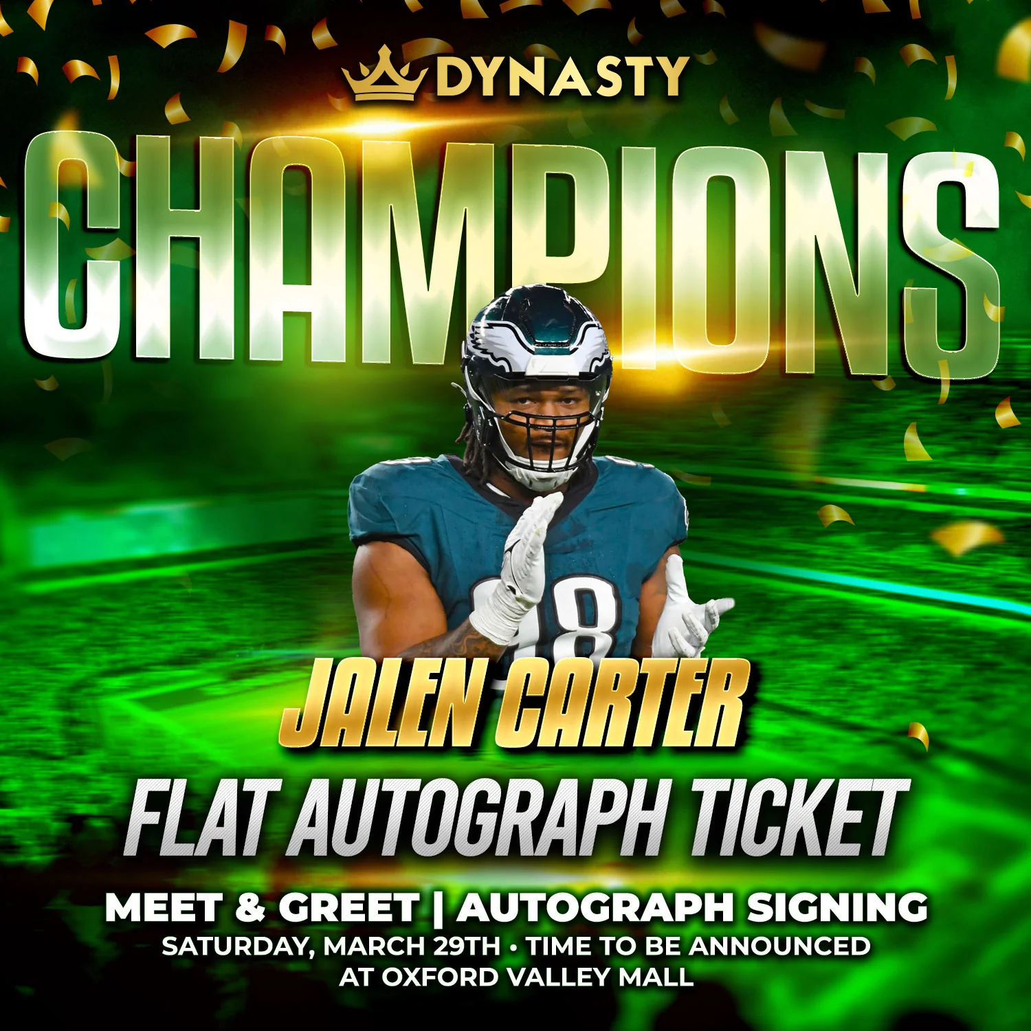 Jalen Carter World Champions Experience Tickets
