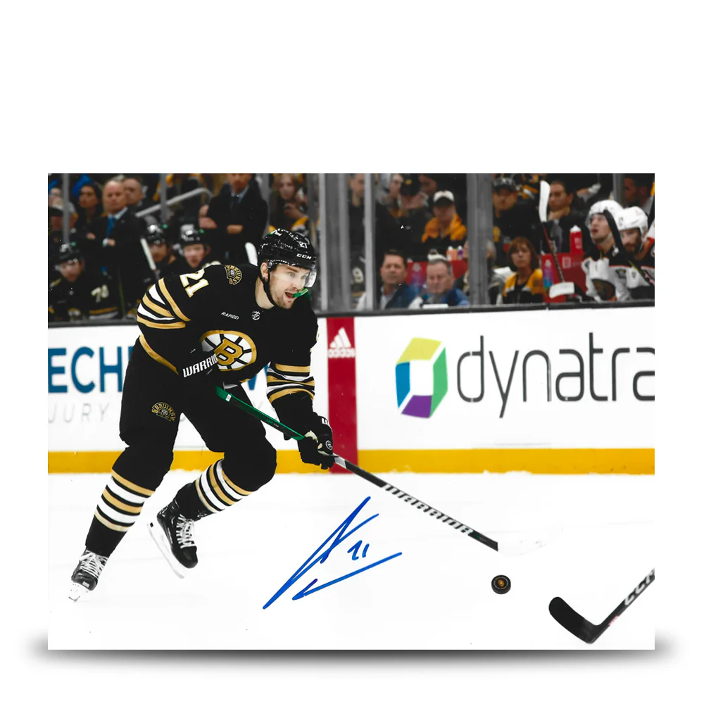 James Van Riemsdyk Skating Action Autographed Boston Bruins 8" x 10" Hockey Photo - Image 2