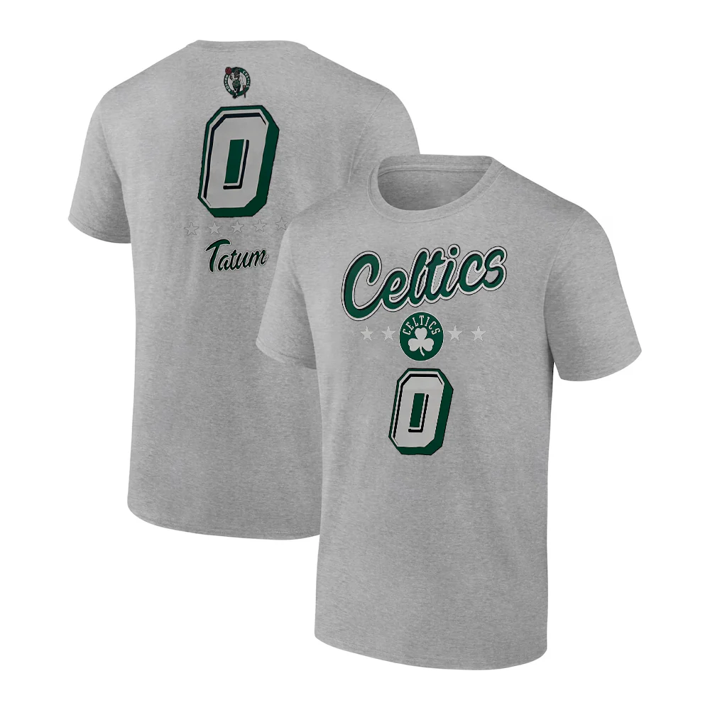 Jayson Tatum Boston Celtics Youth Player Logo T-Shirt