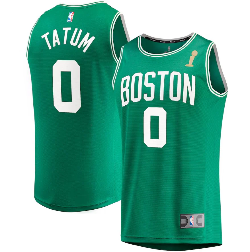 Jayson Tatum Boston Celtics 2024 NBA Finals Champions Fast Break Replica Player Jersey - Kelly Green