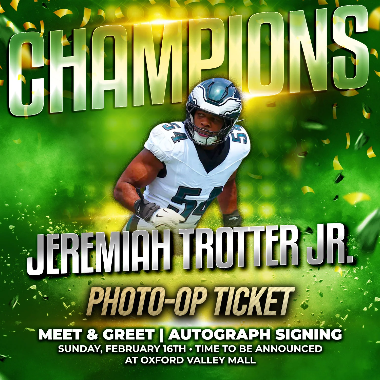 Jeremiah Trotter Jr. World Champion Experience Tickets - Image 2