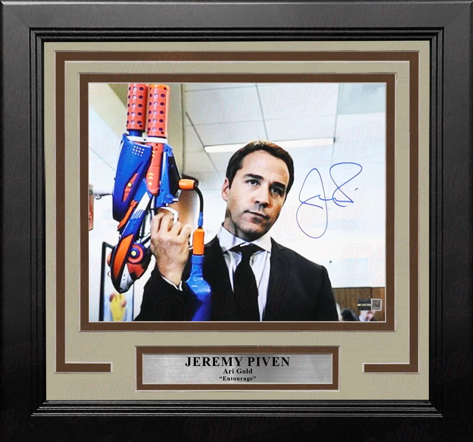 Jeremy Piven Ari Gold Entourage Autographed 8" x 10" Framed Photo