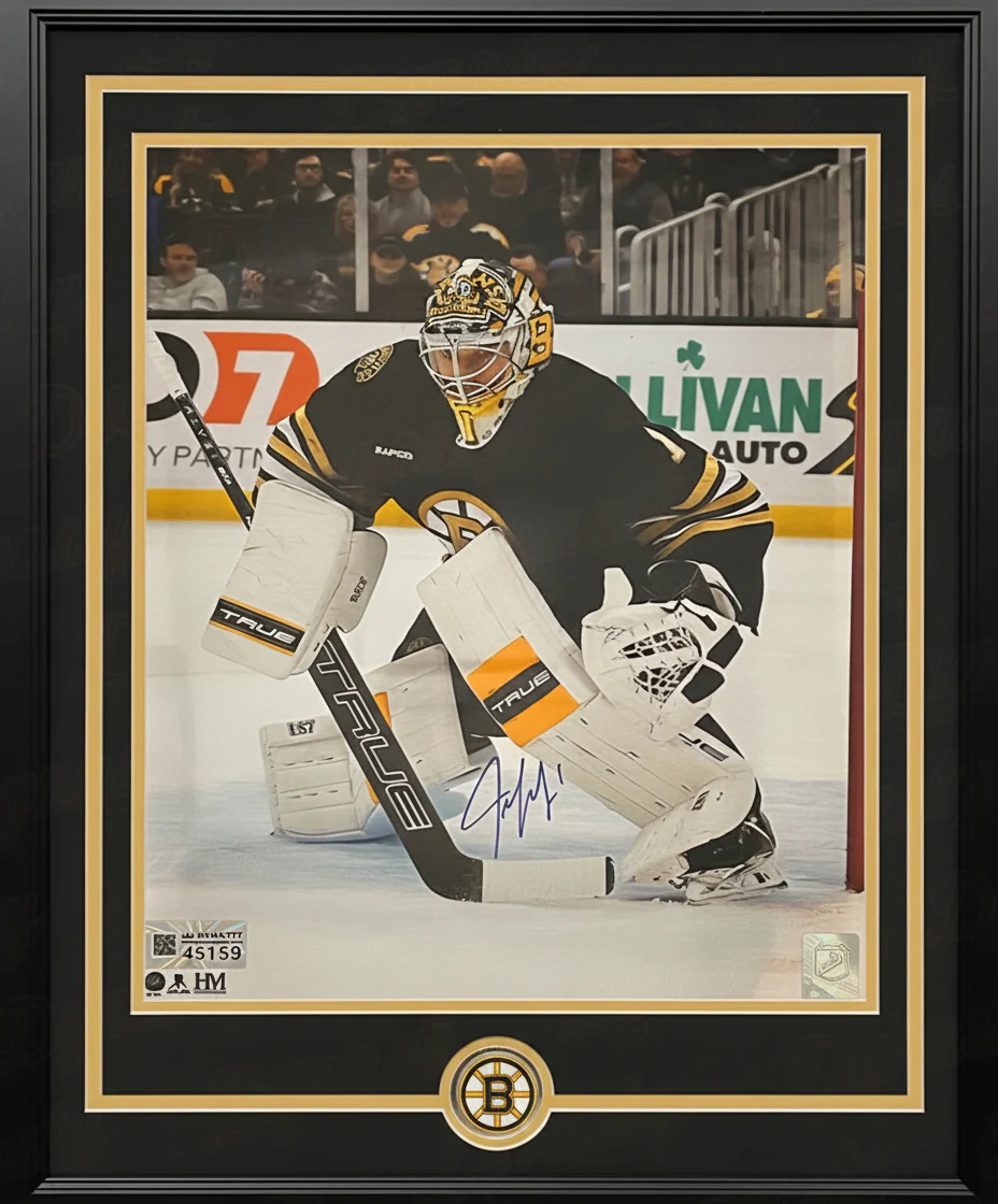 Jeremy Swayman Boston Bruins Framed 8"x10" Photo | Doorbuster - Image 2