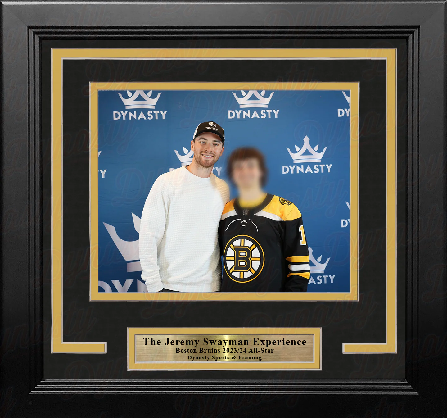 Jeremy Swayman Boston Bruins Photo-Op Frame Kit - Image 2