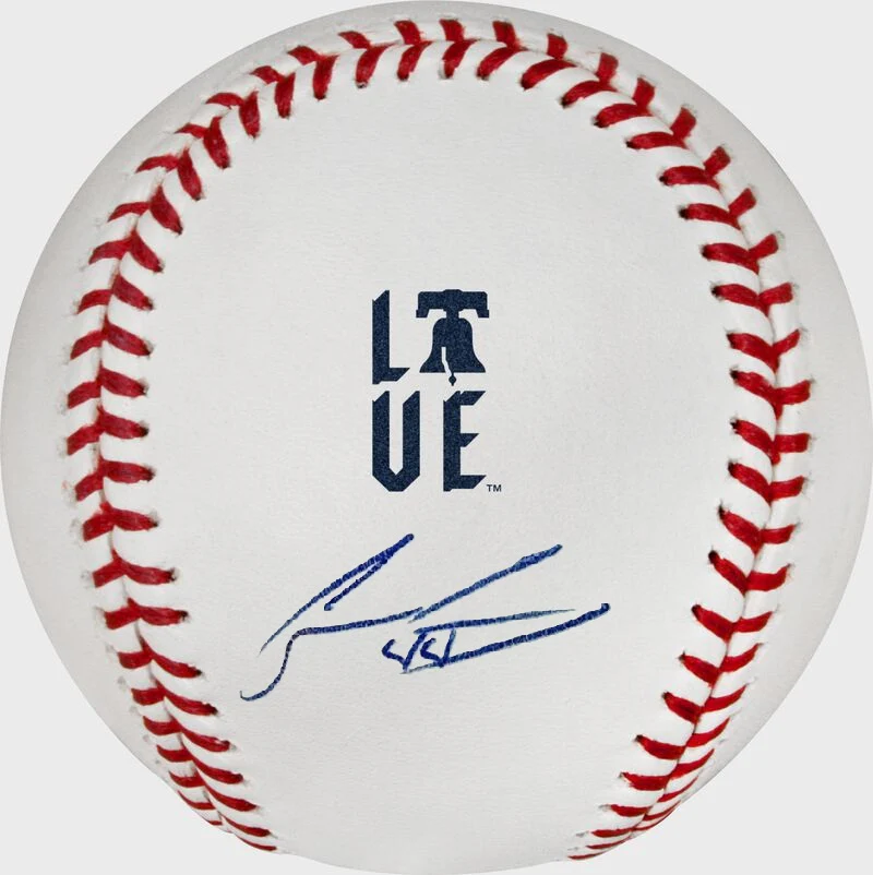 Jesus Luzardo Philadelphia Phillies Autographed Rawlings Official City Connect MLB Baseball