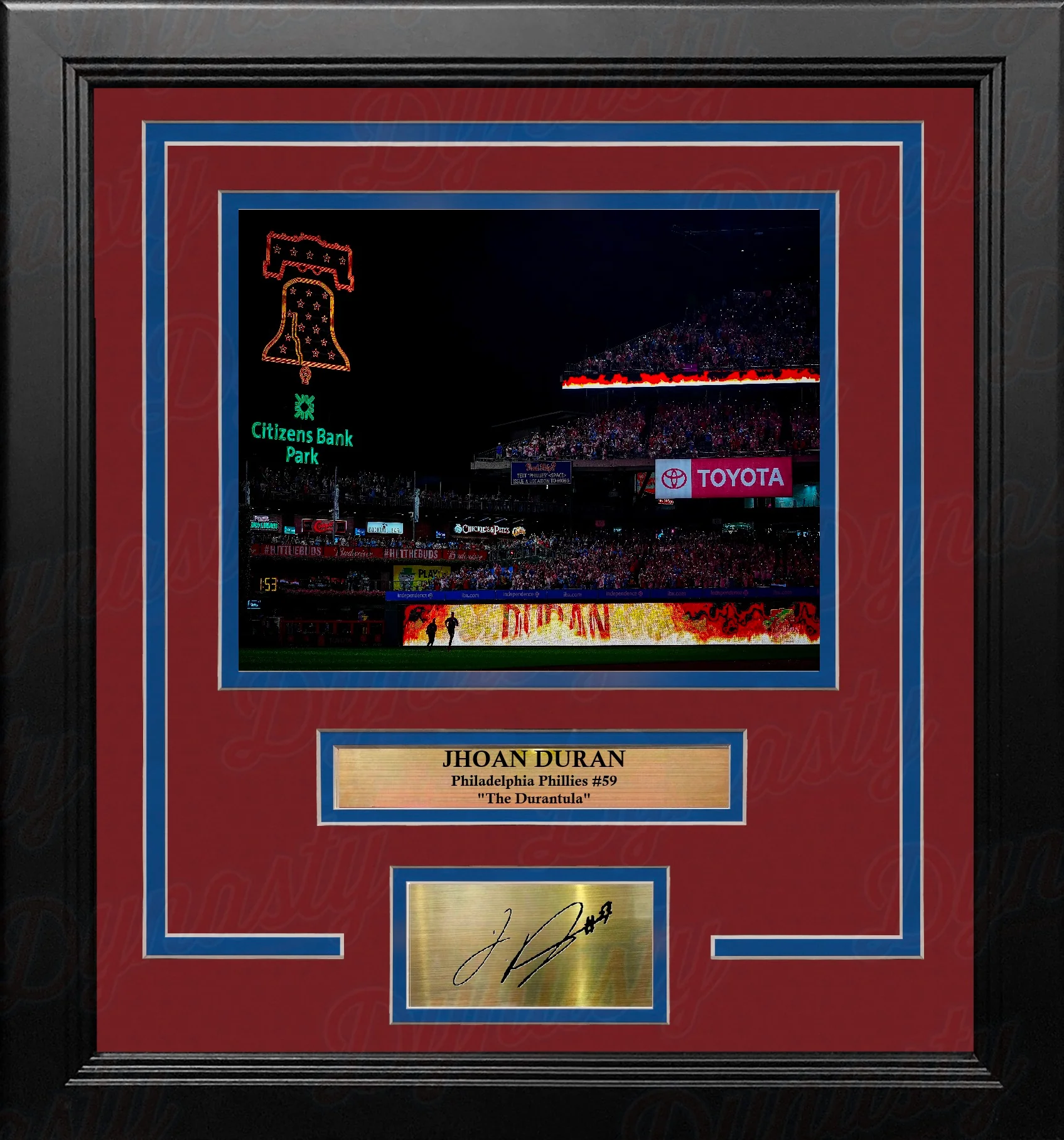 Jhoan Duran Philadelphia Phillies Entrance at CBP 11x14 Framed Photo with Engraved Autograph