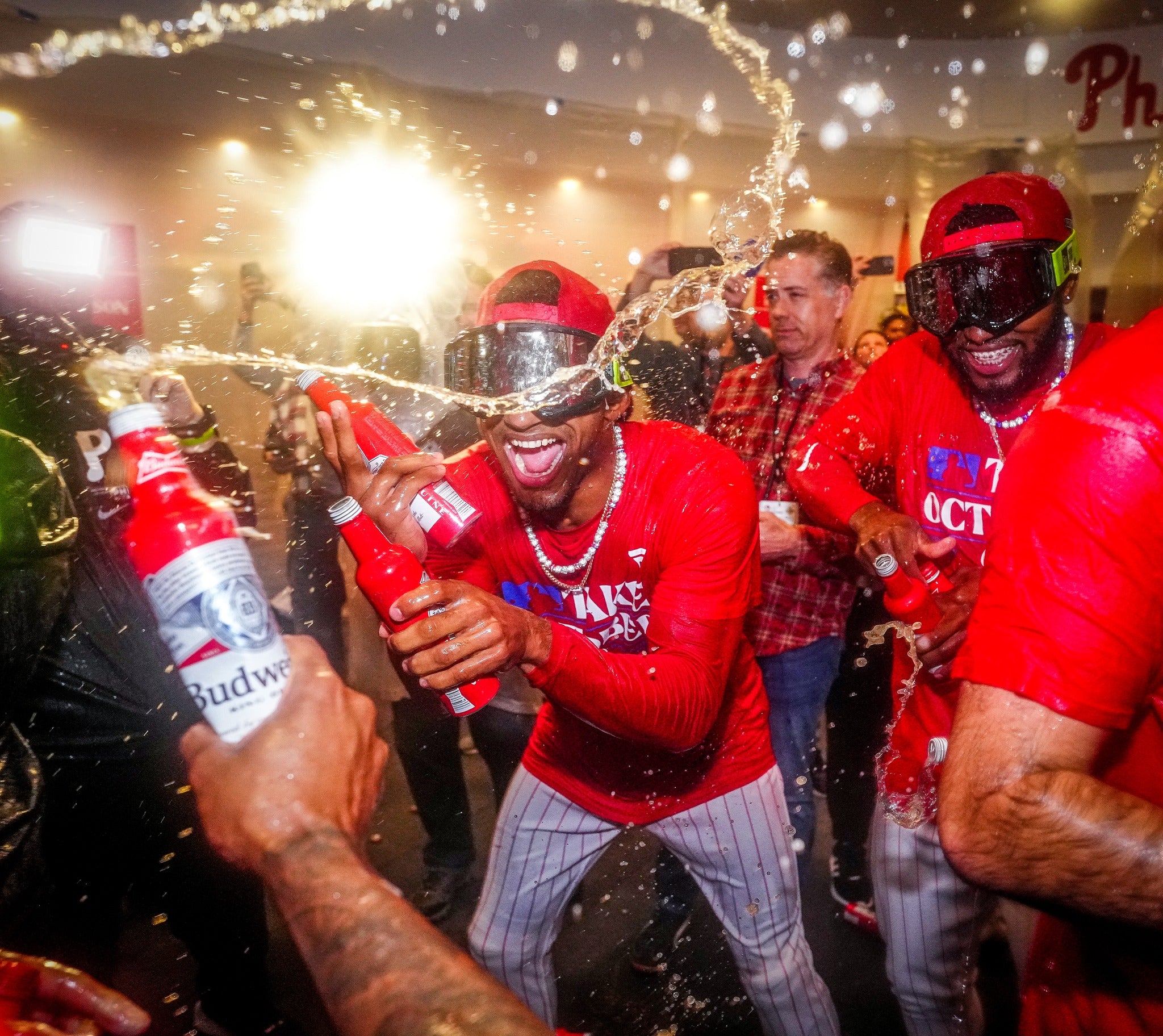 Johan Rojas Philadelphia Phillies Locker Room Celebration Goggles - Image 2