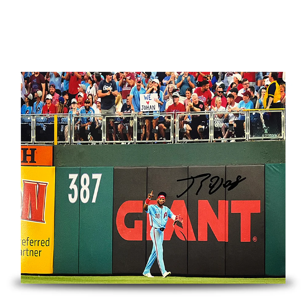 Johan Rojas Philly Love Philadelphia Phillies Autographed 11" x 14" Baseball Photo