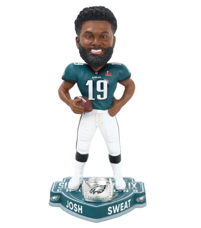 Josh Sweat Philadelphia Eagles Super Bowl LIX Champions 8" Bobble Head