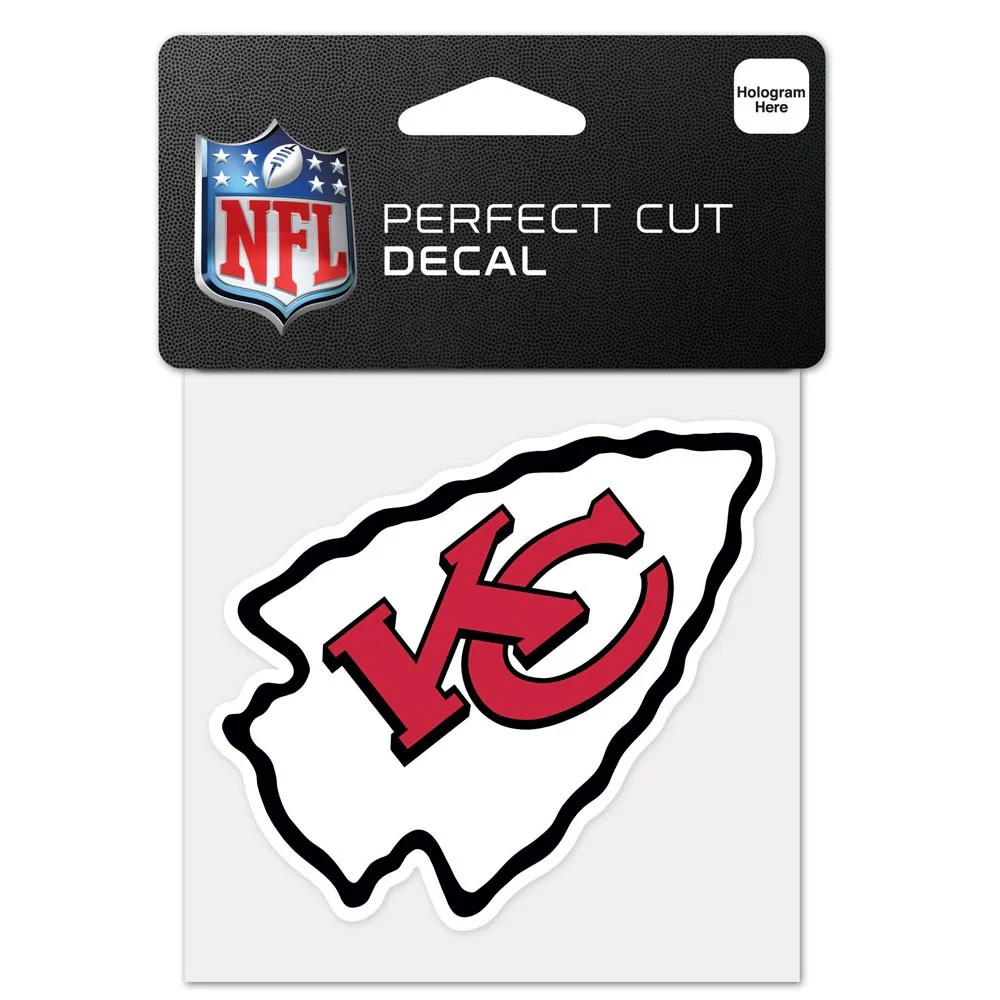 Kansas City Chiefs 4" x 4" Decal