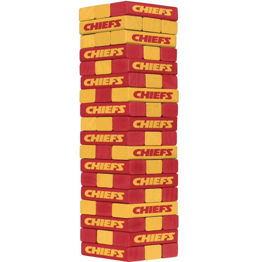 Kansas City Chiefs Stackable Blocks Game