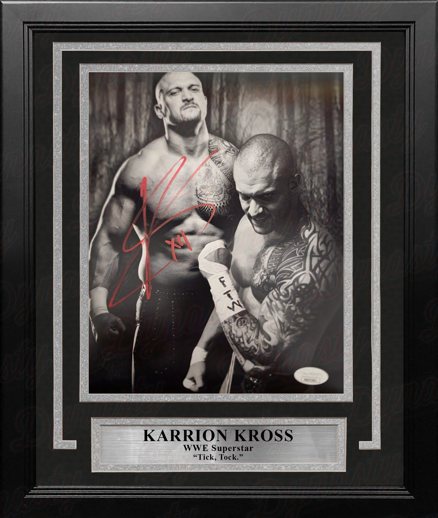 Karrion Kross Autographed 8" x 10" Framed WWE Wrestling Spotlight Photo