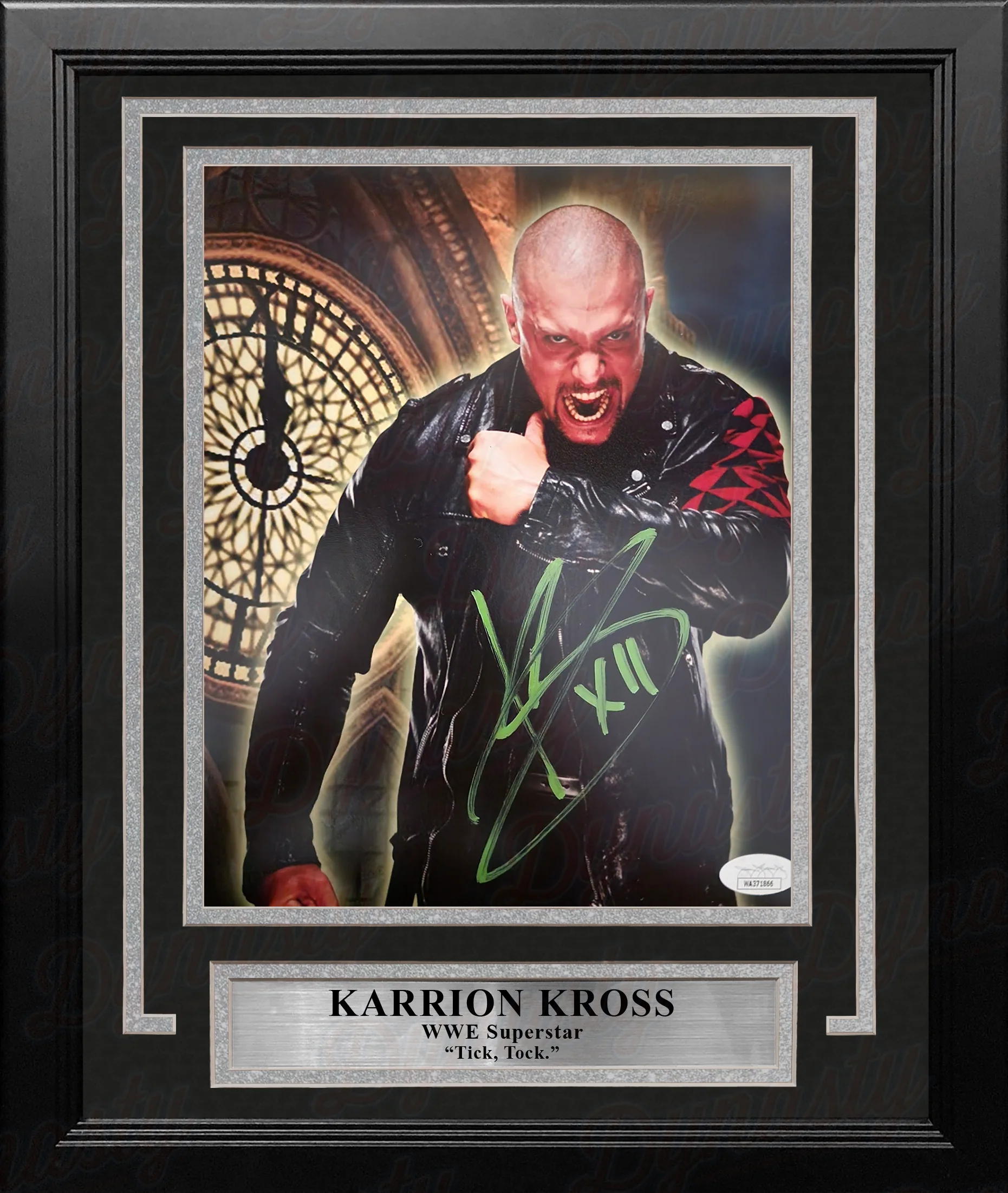 Karrion Kross Clock Tower Autographed 8" x 10" Framed WWE Wrestling Photo
