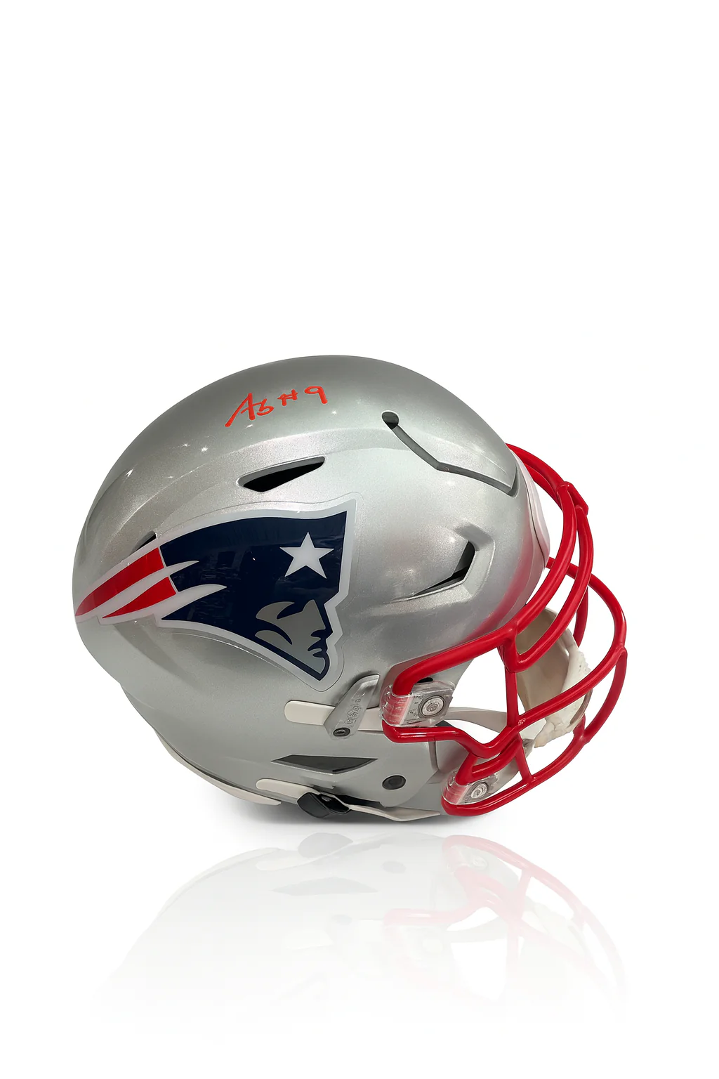 Kayshon Boutte New England Patriots Signed Speed Mini-Helmet