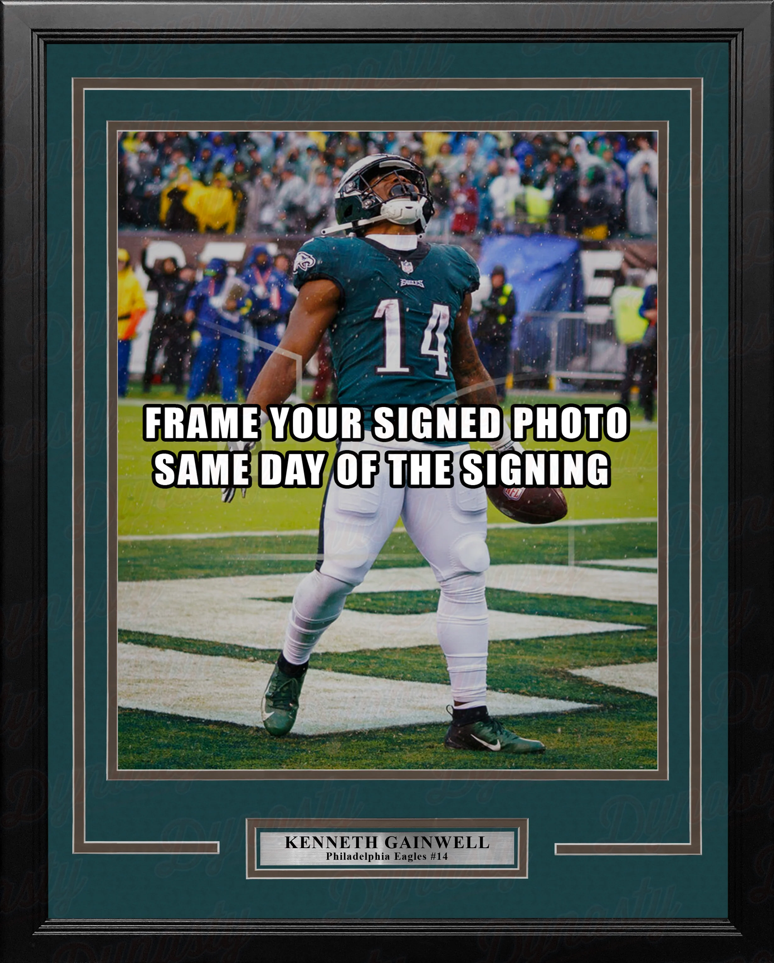 Kenny Gainwell Philadelphia Eagles Football Photo Vertical Picture Frame