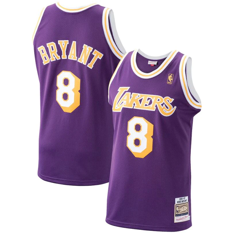 Kobe Bryant Los Angeles Lakers Mitchell & Ness Purple 1996-97 Hardwood Classics Authentic Jersey
