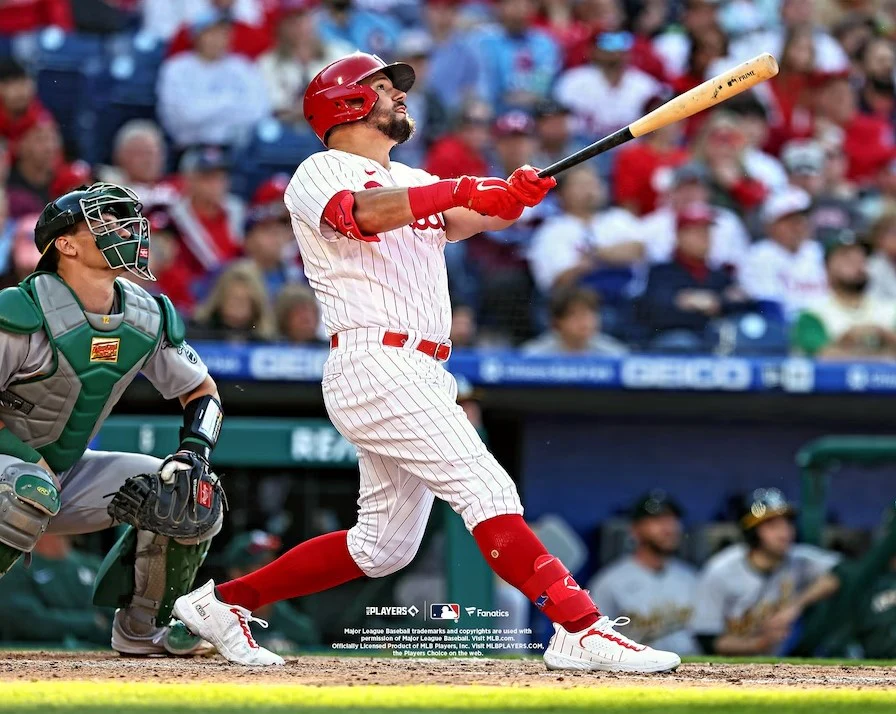 Kyle Schwarber Home Run Swing Philadelphia Phillies 16" x 20" Baseball Photo