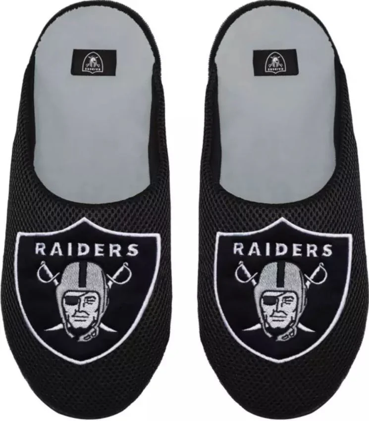 Las Vegas Raiders Big Logo Mesh Slide Slippers