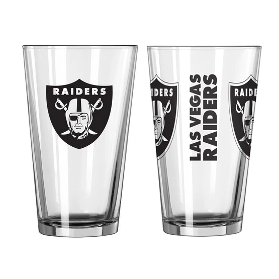 Las Vegas Raiders Game Day Pint Glass