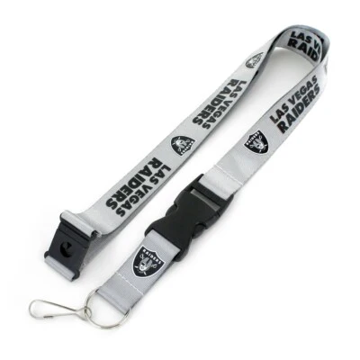 Las Vegas Raiders NFL Football Lanyard Keychain - Image 2