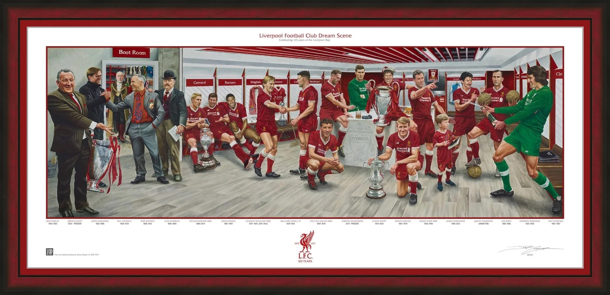 Liverpool FC Exclusive Dream Scene Lithograph Artwork Print by Artist Jamie Cooper - Image 3