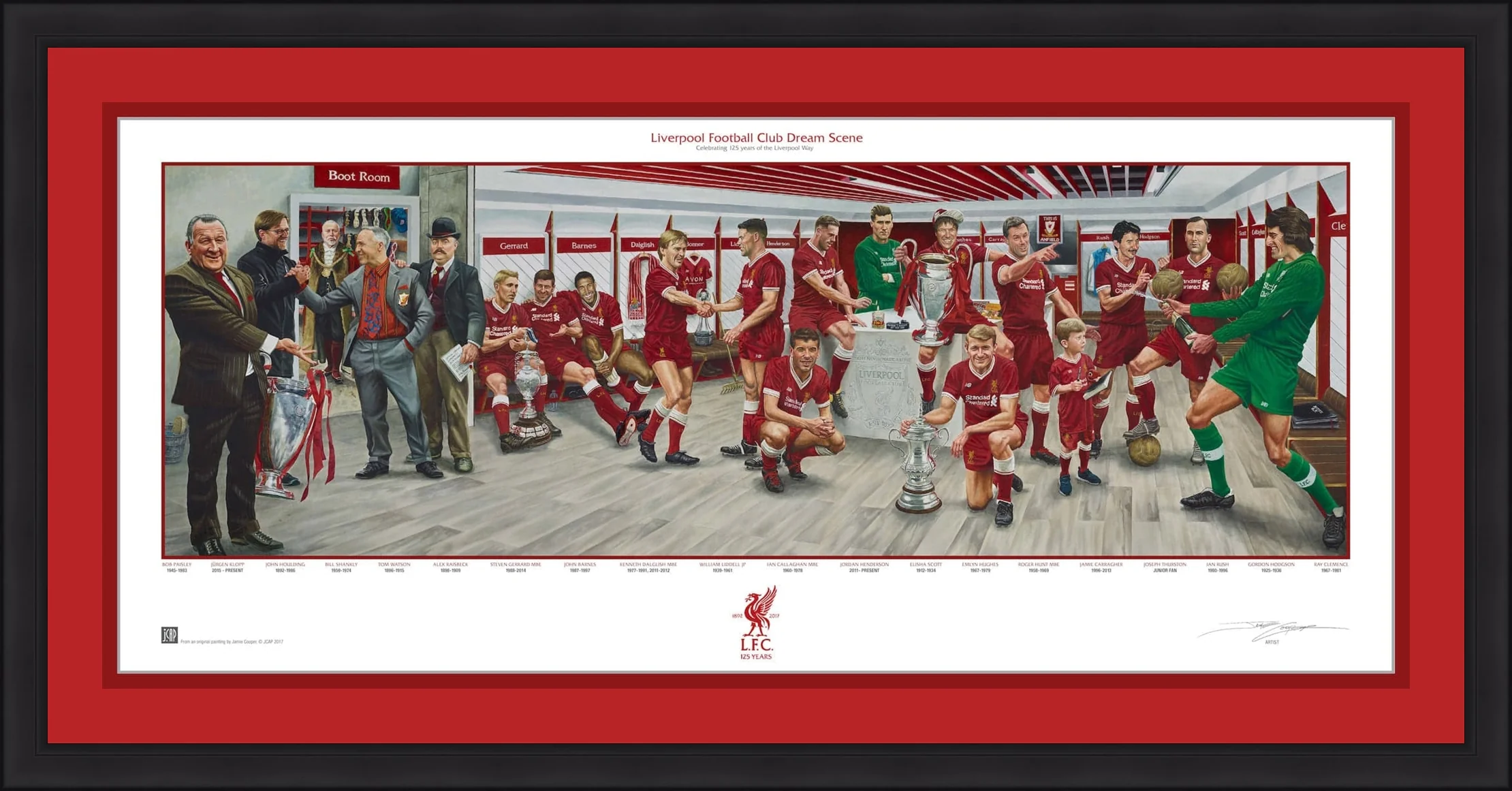 Liverpool FC Exclusive Dream Scene Lithograph Artwork Print by Artist Jamie Cooper - Image 4