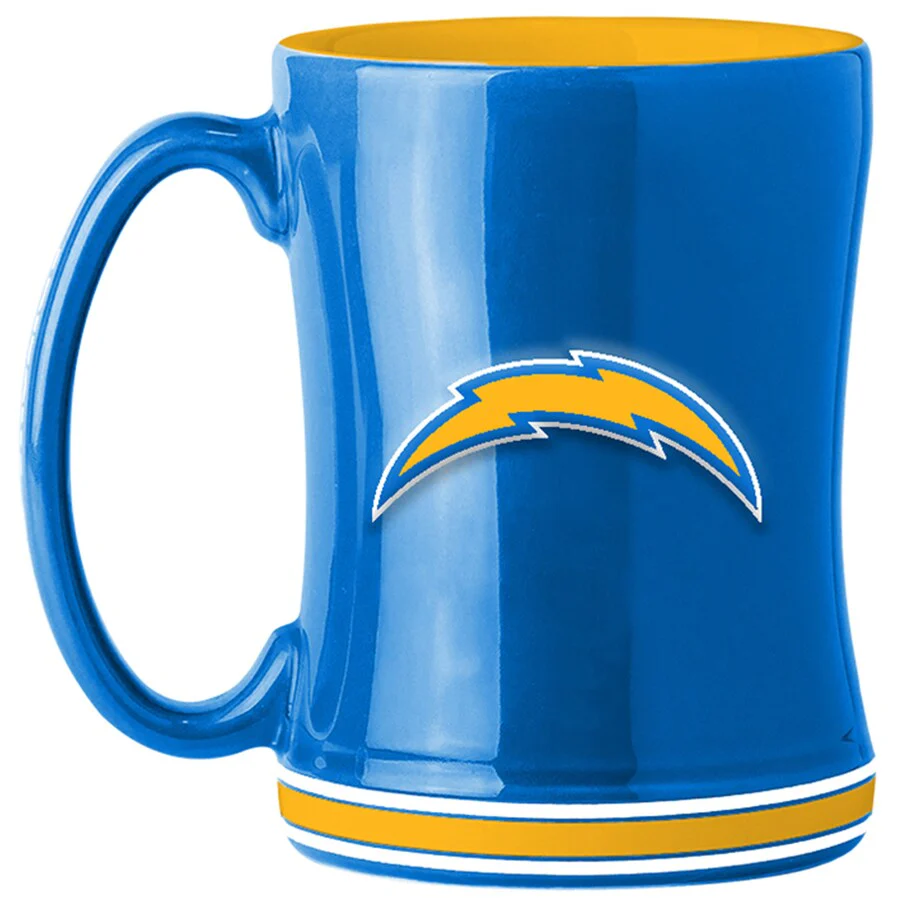 Los Angeles Chargers Logo Relief Coffee Mug