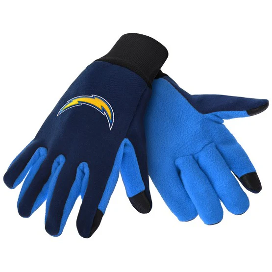 Los Angeles Chargers Navy Blue Texting Gloves