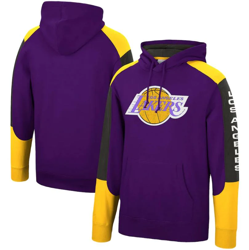 Los Angeles Lakers Mitchell & Ness Fusion Fleece Hoodie