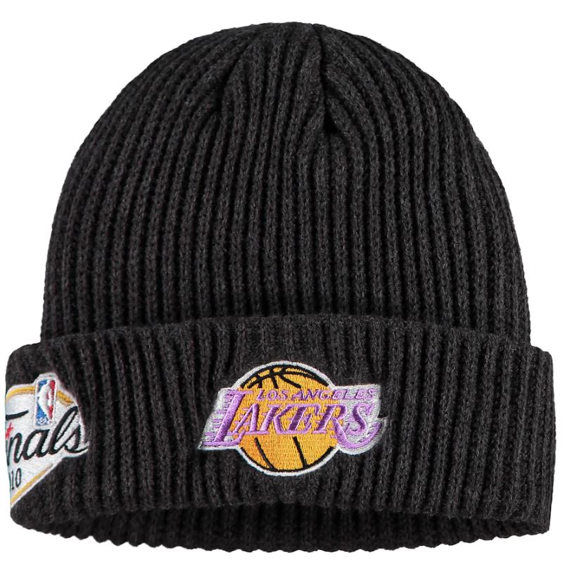 Los Angeles Lakers Mitchell & Ness Hardwood Classics 2010 NBA Finals Short Stuff Cuffed Knit Hat