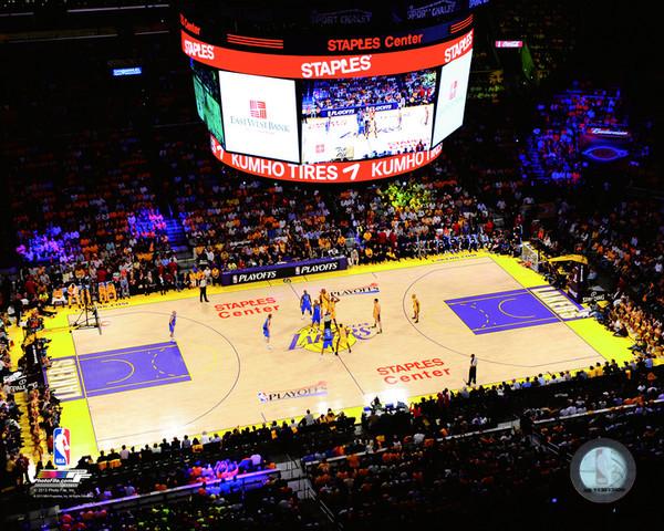 Los Angeles Lakers Staples Center 8" x 10" Basketball Stadium Photo
