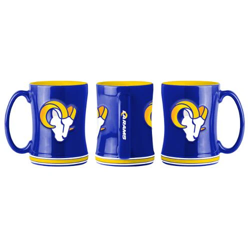 Los Angeles Rams Logo Relief Coffee Mug
