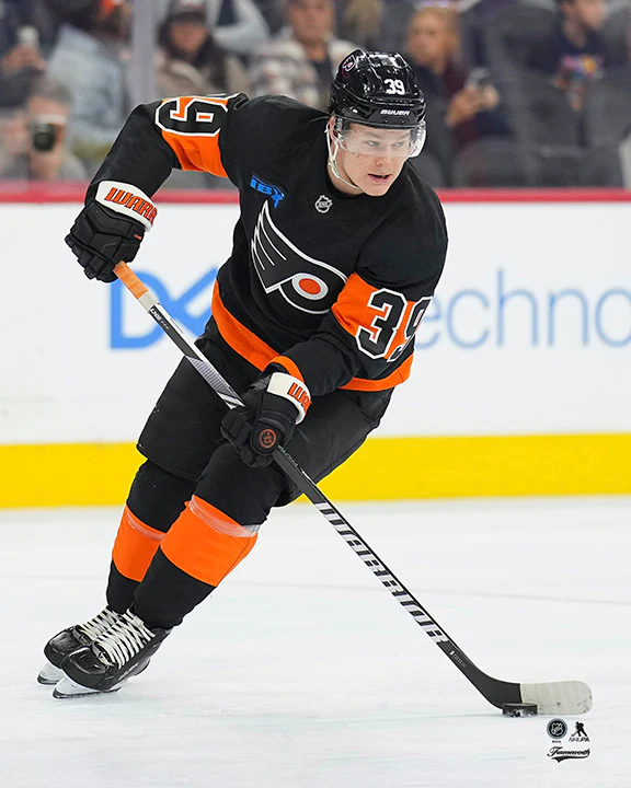 Matvei Michkov Alternate Jersey Action Philadelphia Flyers Hockey Photo