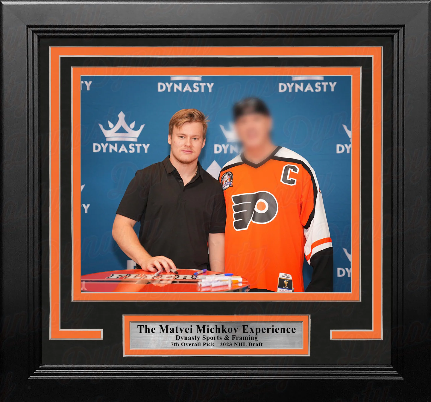 Matvei Michkov Experience Philadelphia Flyers Photo-Op Frame Kit - Image 2