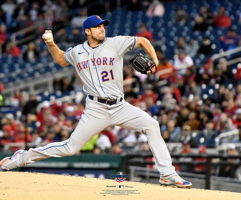Max Scherzer in Action New York Mets 8" x 10" Baseball Photo