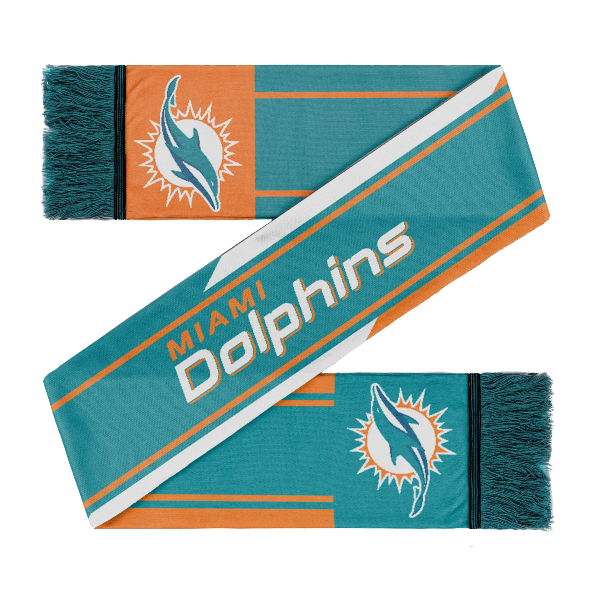 Miami Dolphins Colorwave Wordmark Scarf