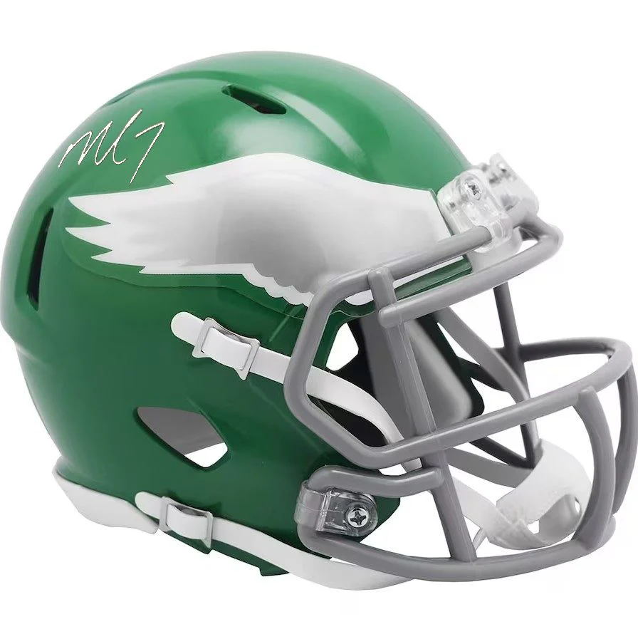 Michael Vick Philadelphia Eagles Autographed Full-Size Alternate Kelly Green Speed Helmet