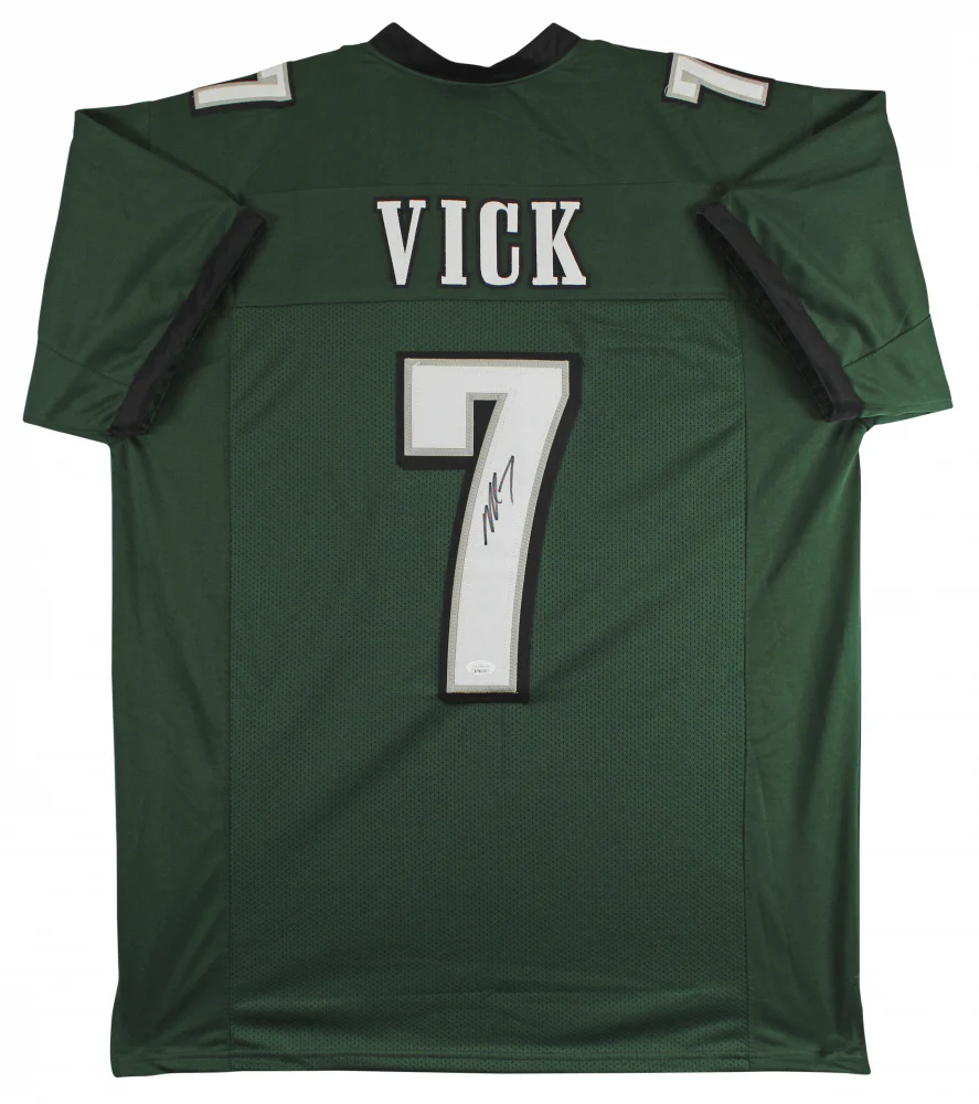 Michael Vick Philadelphia Eagles Autographed Green Jersey