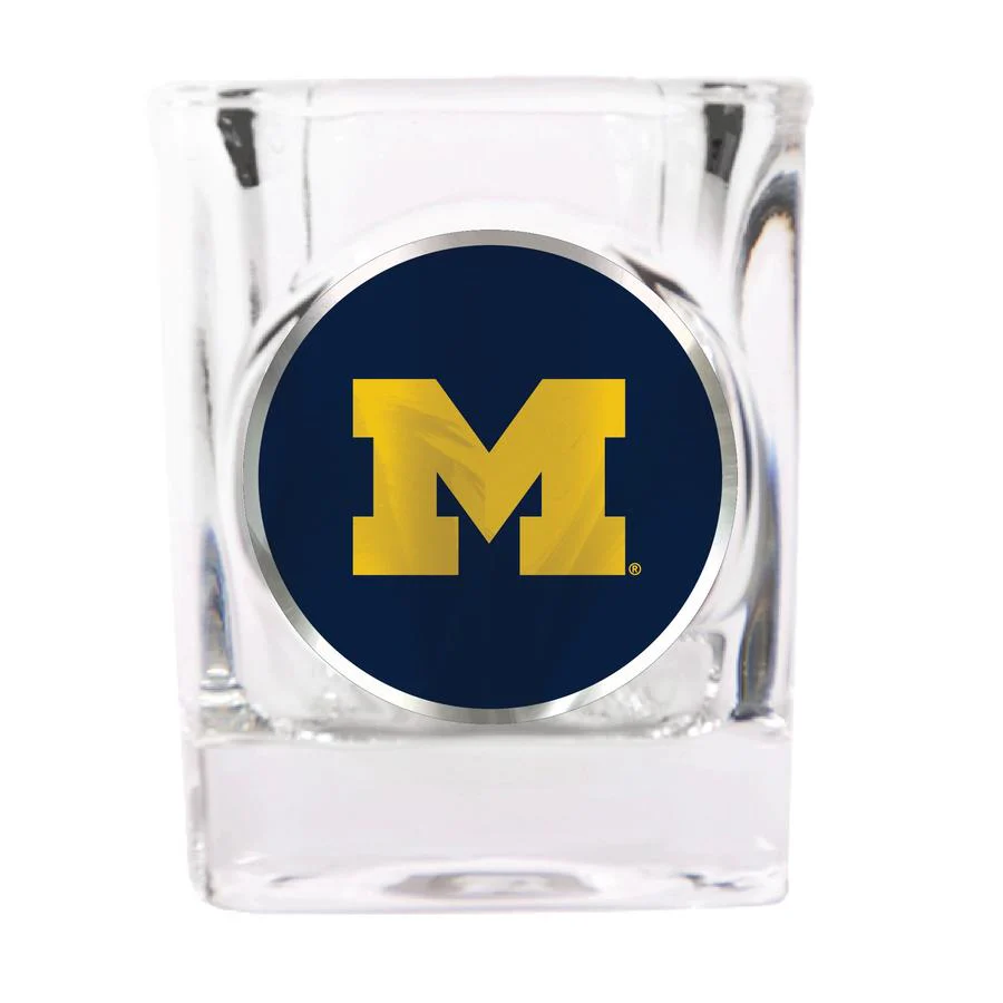 Michigan Wolverines Square Shot Glass