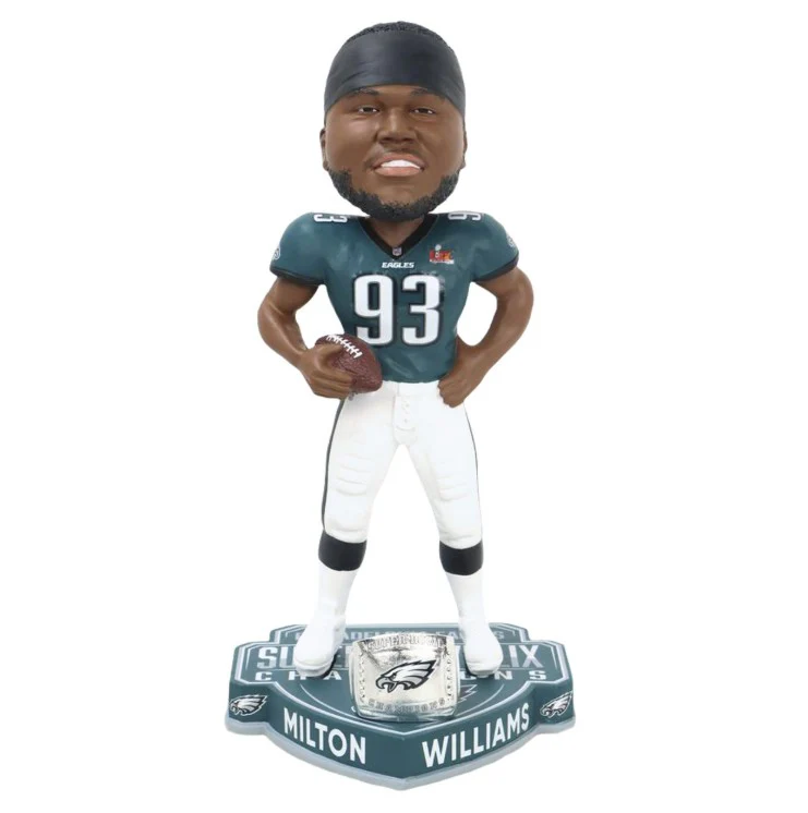 Milton Williams Philadelphia Eagles Super Bowl LIX Champions 8" Bobble Head