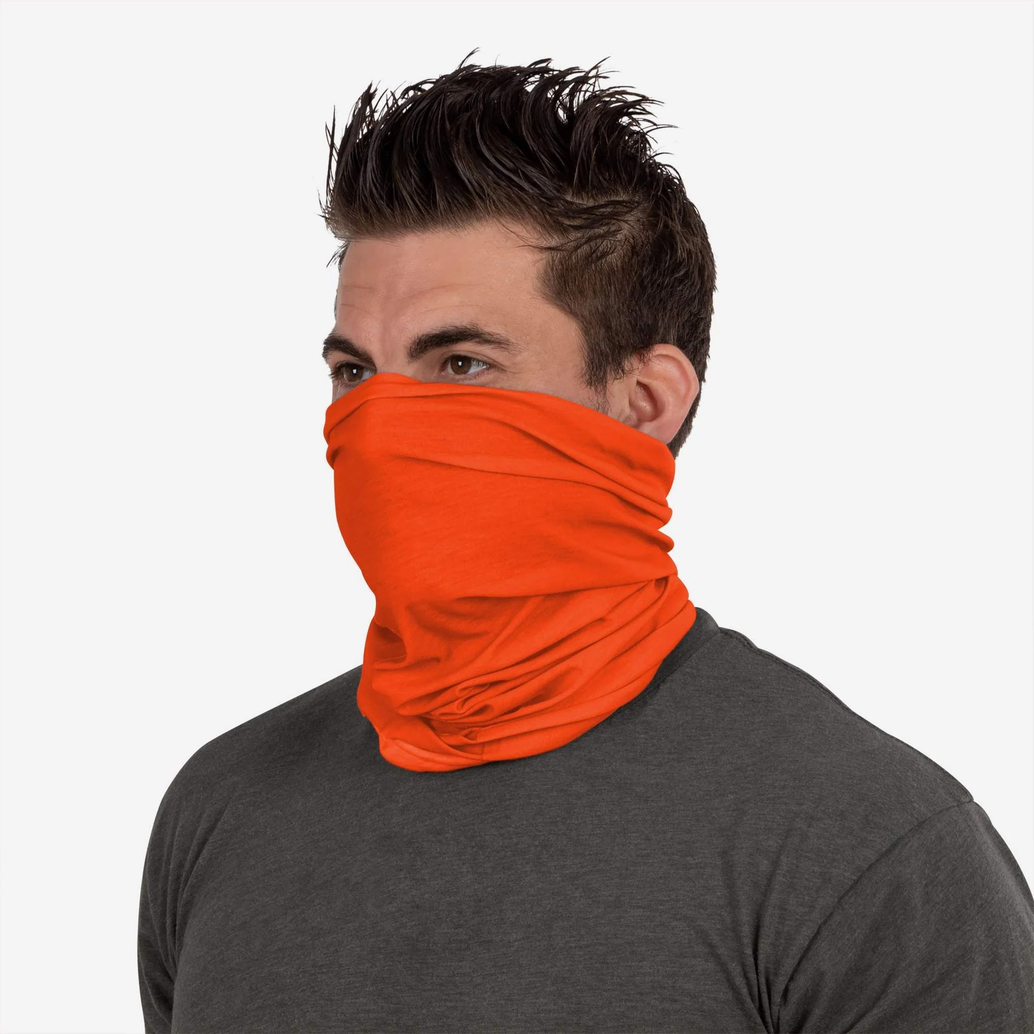 Minnesota Vikings Colorblock Big Logo Gaiter Scarf - Image 2