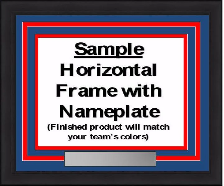 MLB Baseball Photo Picture Frame Kit - Oakland Athletics (Green Matting, Yellow Trim) - Image 3