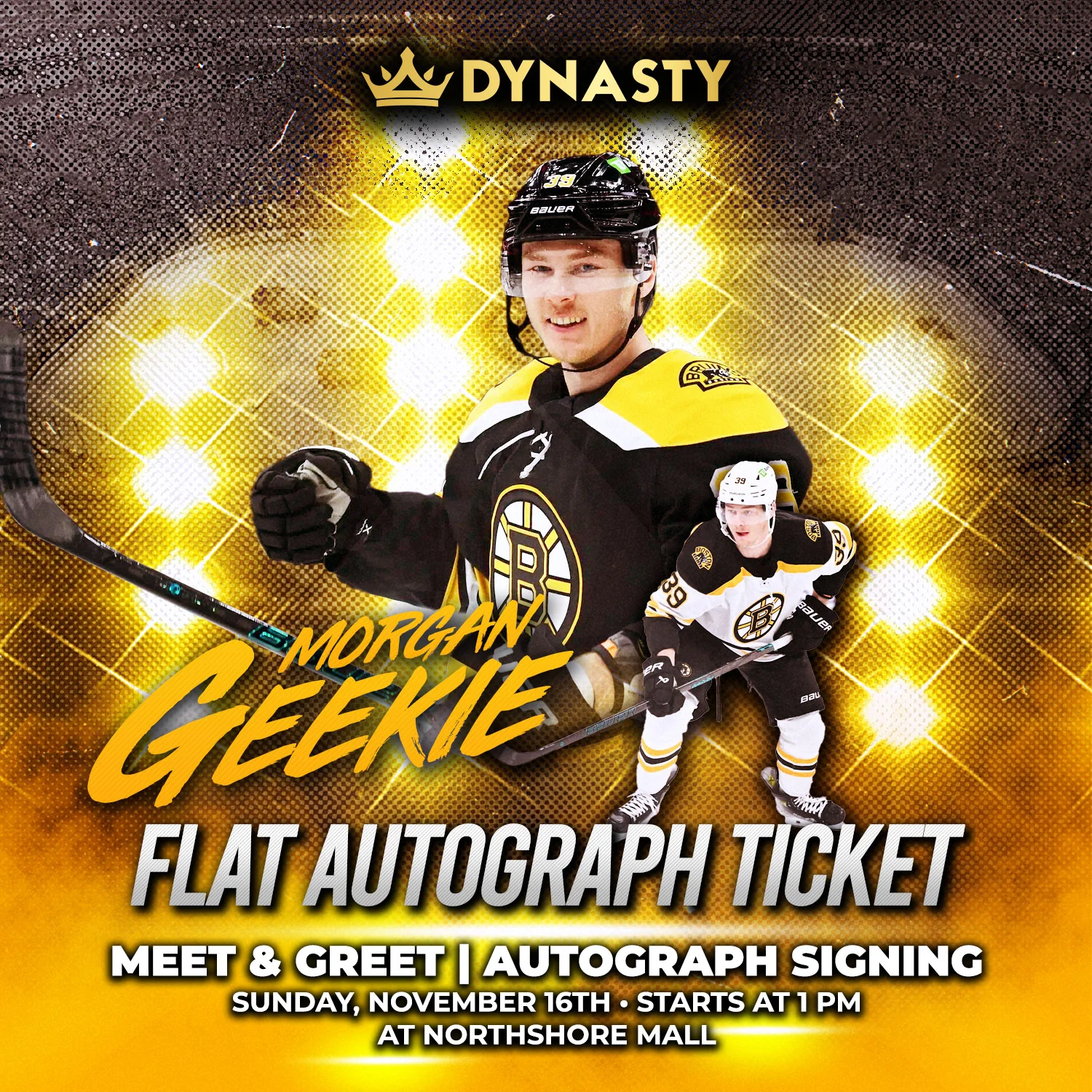 Morgan Geekie Boston Bruins Experience Tickets