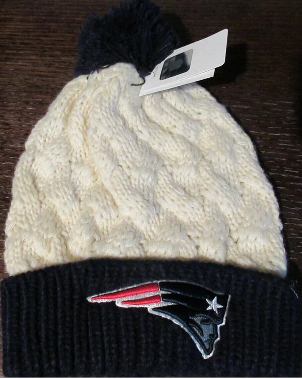 New England Patriots Women's Knit Woven Winter Hat