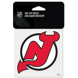 New Jersey Devils 4" x 4" Logo Decal