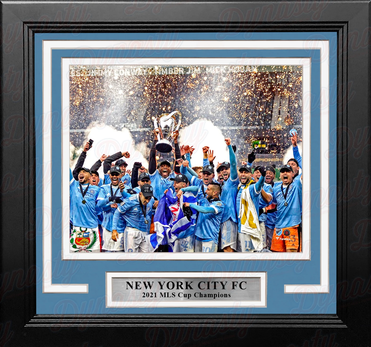 New York City FC 2021 MLS Cup Champions 8" x 10" Framed Soccer Photo