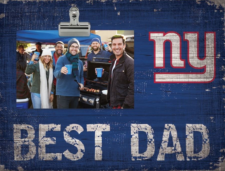 New York Giants 8'' x 10.5'' Best Dad Clip Frame