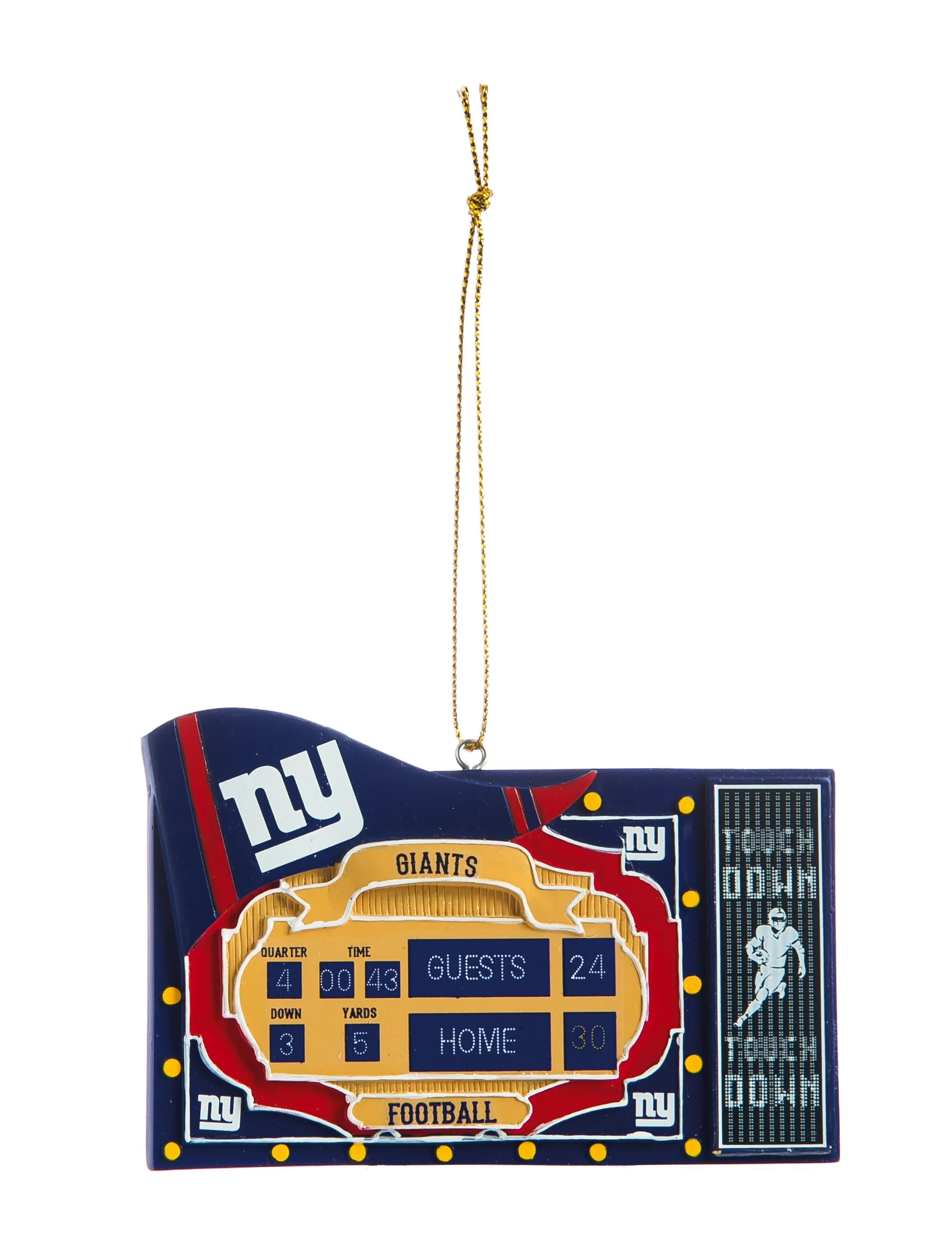 New York Giants Scoreboard Christmas Ornament