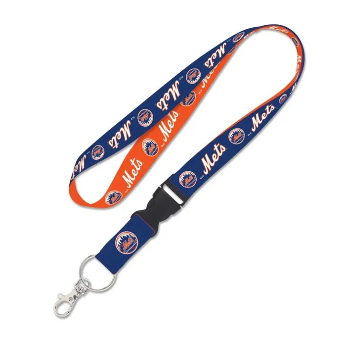 New York Mets 1" Lanyard with Detachable Buckle