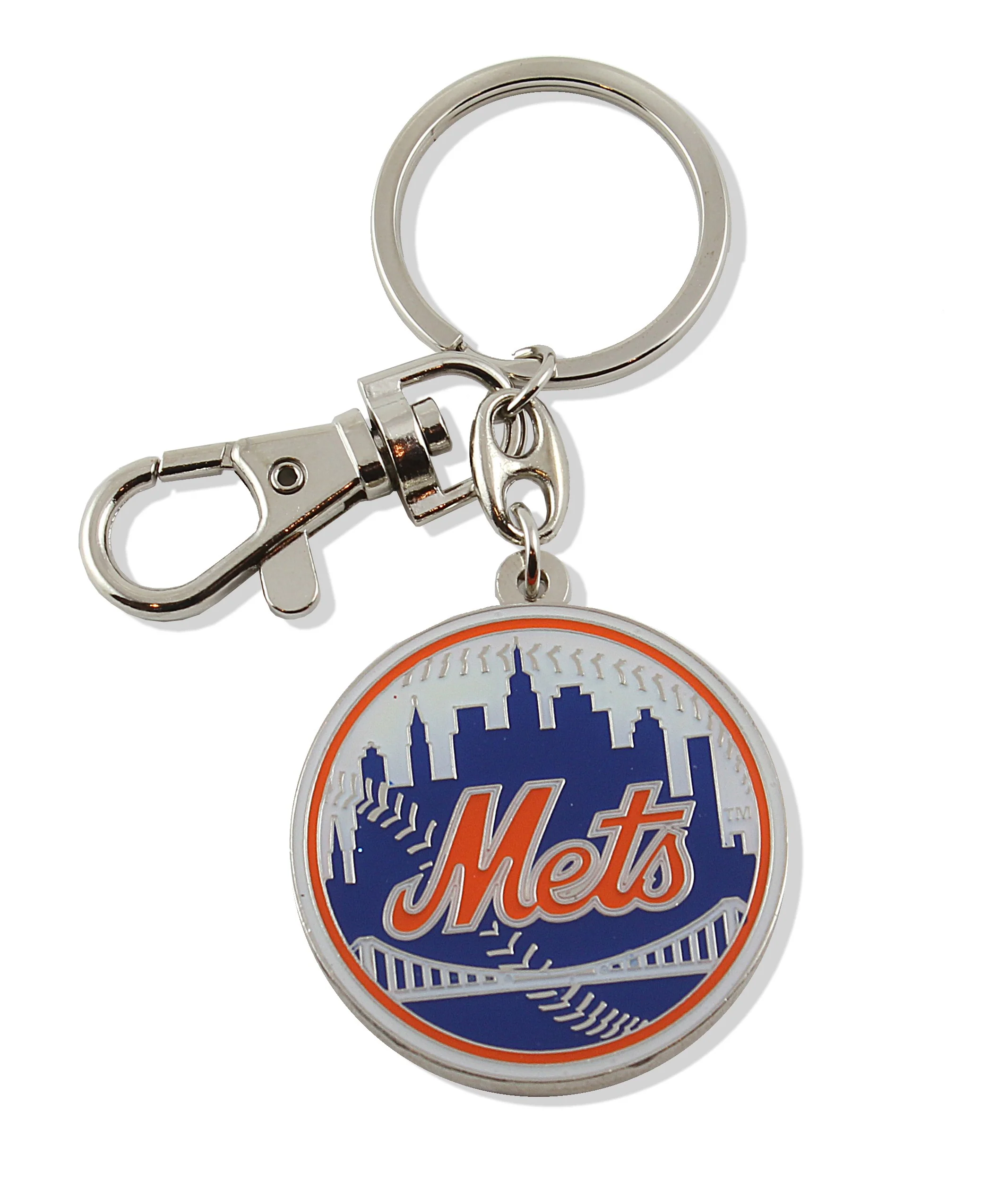 New York Mets Heavyweight Baseball Keychain